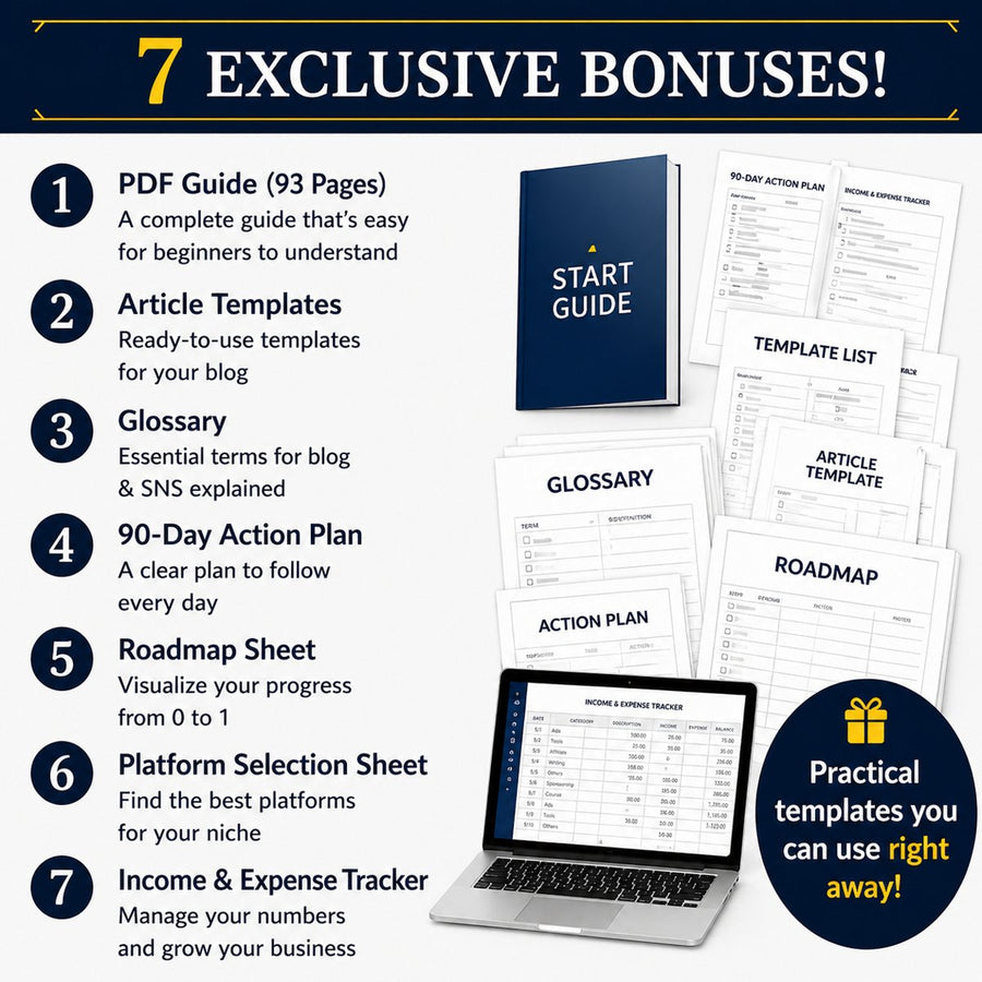 Stop Researching. Start Your Side Hustle. A 90-Day Blog & Social Media Starter Kit for Working Professionals