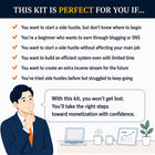 Stop Researching. Start Your Side Hustle. A 90-Day Blog & Social Media Starter Kit for Working Professionals