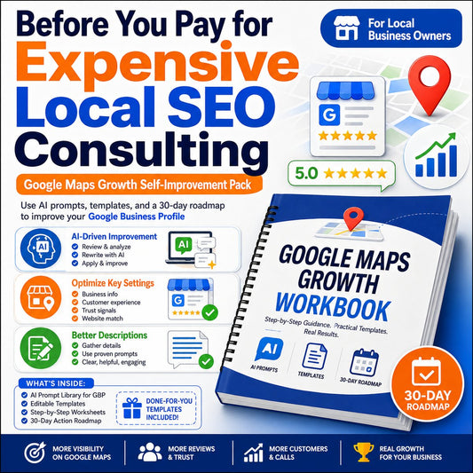 Before You Pay for Expensive Local SEO Consulting Google Maps Growth Self-Improvement Pack